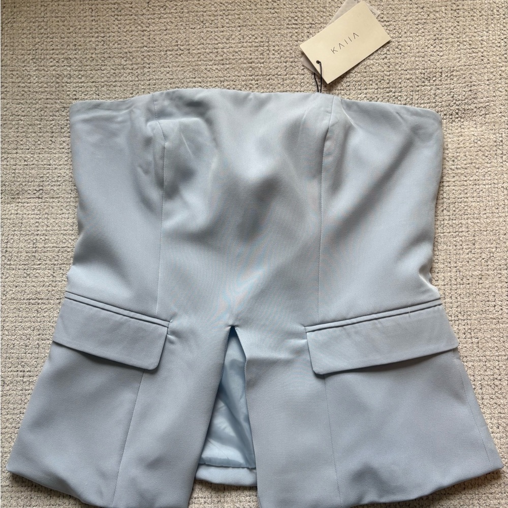 KAIIA Light Blue Corset